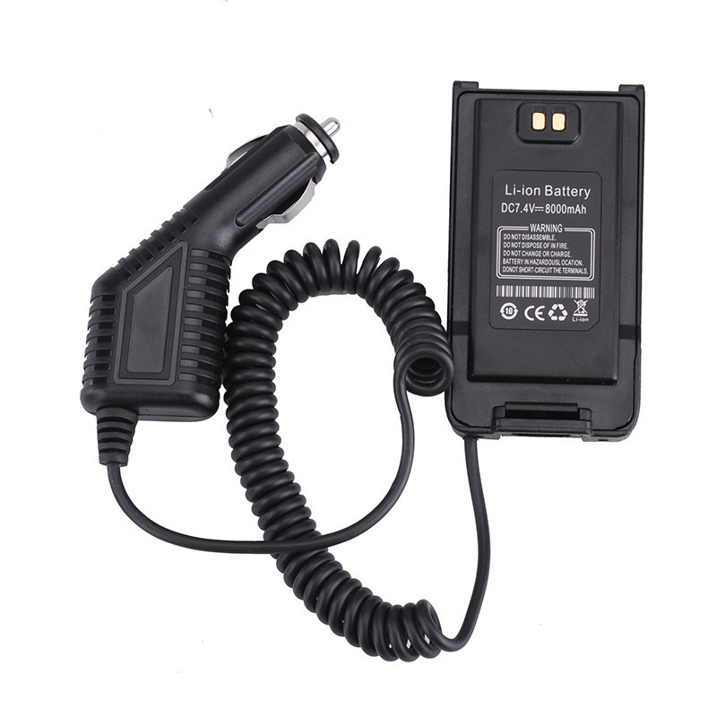 BAOFENG BF-UV9Rplus walkie-talkie aparato eléctrico T57 UV9R cargador de coche 12V fuente de alimentación