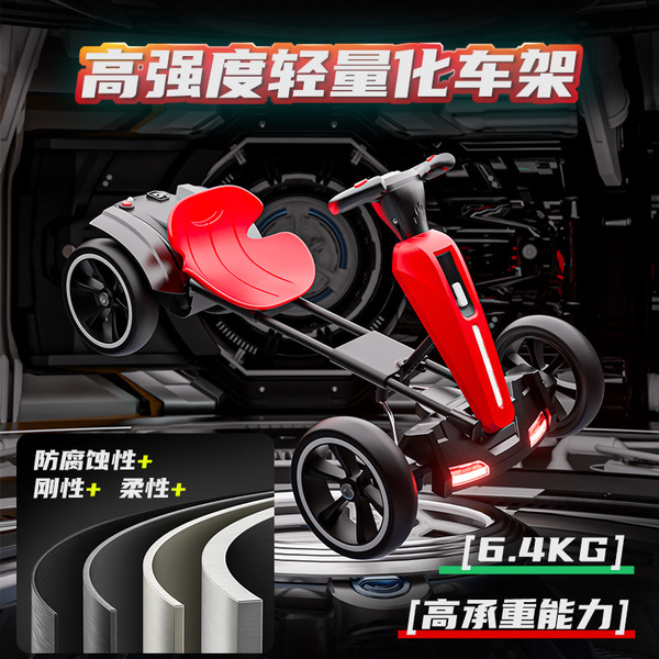 Electric foldable handheld karting for men and women girl's with…