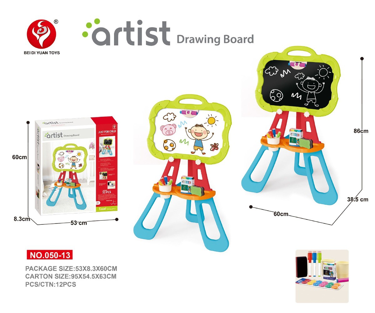 comercio exterior infantil imitación magnética de doble cara graffiti tablero de escritura tablero de escritura pie largo estante de dibujo juguetes de ciencia y educación