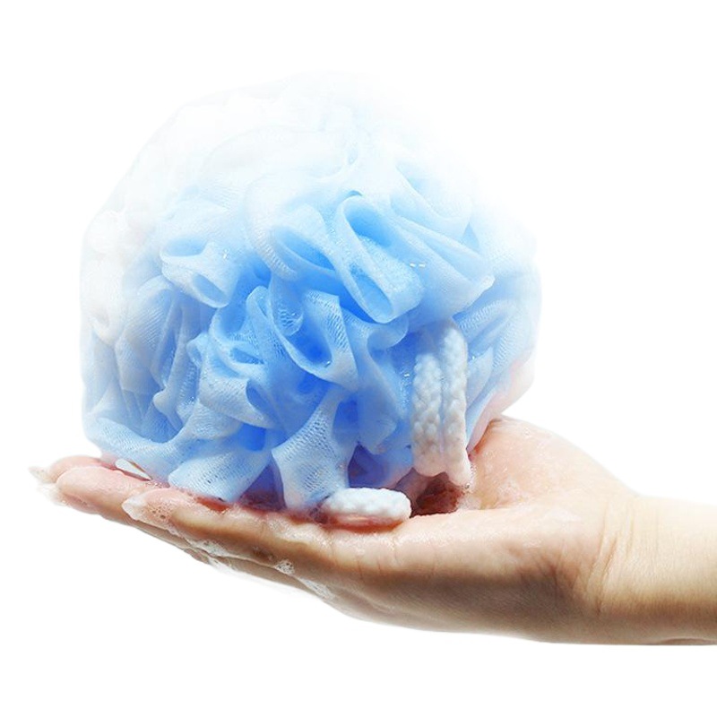Suministro directo de fábrica gran bola de baño coreana super suave monocromo Flor de baño 20g regalo Flor de baño fija Red de espuma de baño