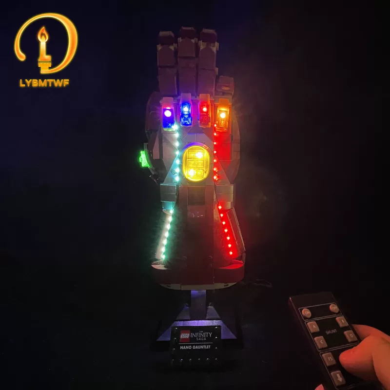 Набор LED-подсветки для конструктора перчатка Железного человека