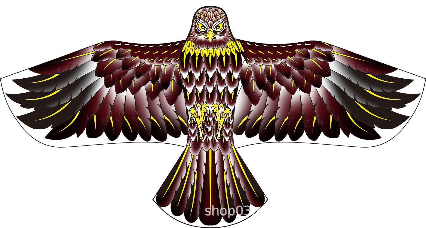 Weifang Eagle cometa al por mayor pastoral pájaros aterrorizadores de pájaros artefactos de la brisa fácil de volar niños dibujos animados adultos fabricantes de cometas