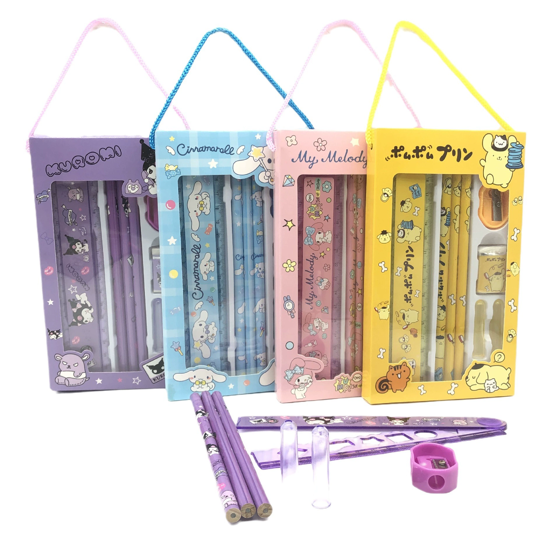 Творческий мультфильм Школьный набор канцелярских товаров Детский сад День защиты детей Ручная коробка Sanli Подарочная коробка 3354