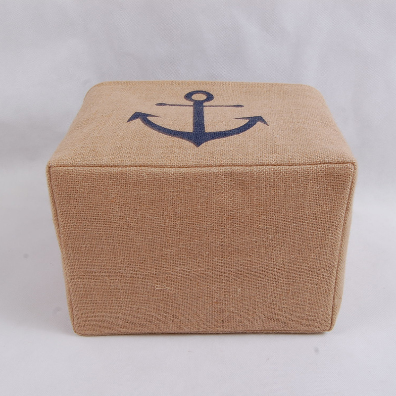 ins风家用杂物收纳筐黄麻材质内衣袜子整理箱防尘防潮收纳筐供应