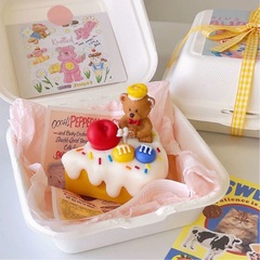 手作りのチーズチーズ香薫キャンドルケーキのお土産のアイデアは、女の子にかわいい誕生日プレゼントをプレゼントします