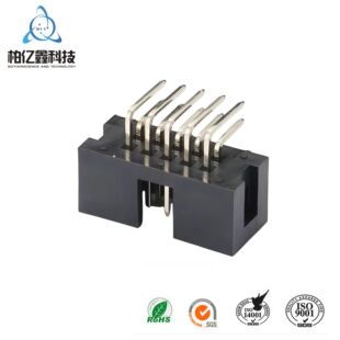 �h�� DC3 2.54mm��ţ 6P-60P 90�� 僽� L16.1+21.1