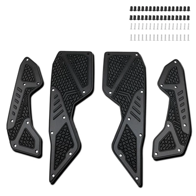 Rubber Anti-Slip and Anti-Fall Rubber – Motorcycle pedals - black