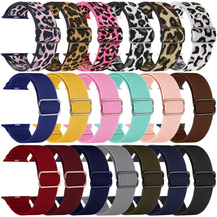 xDfind correa de nylon elástica ajustable para Apple Watch 42 / 44 / 45 / 46 / 49mm