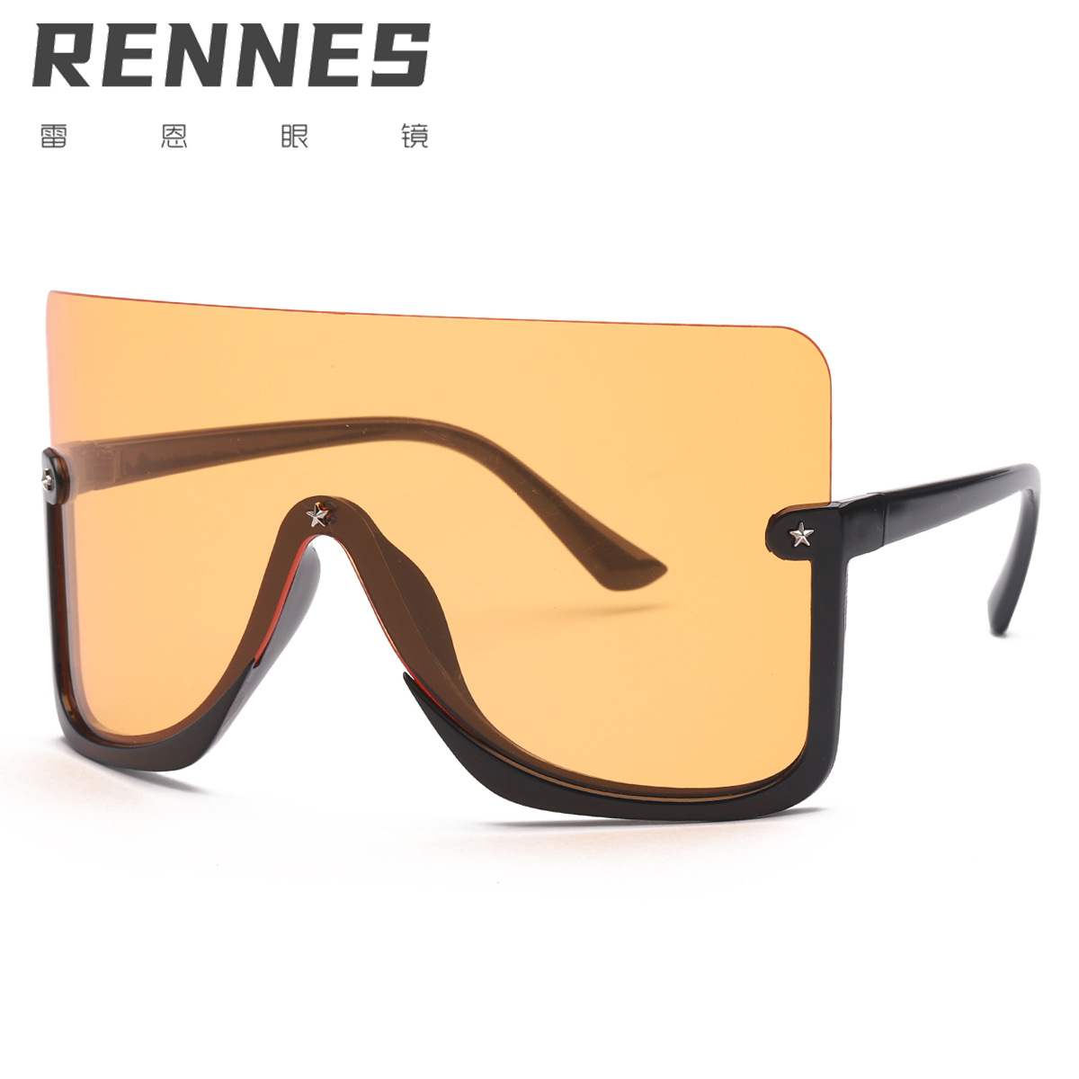2021 nuevas gafas de sol de máscara grandes gafas de sol multicolores para hombres y mujeres gafas de sol transfronterizas europeas y americanas 98045