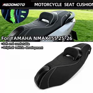 Yamaha Nmax155 V3 25-26 modelləri üçün dəyişdirilmiş, hündürləşdirilmiş bel dəstəkli oturacaq yastığı