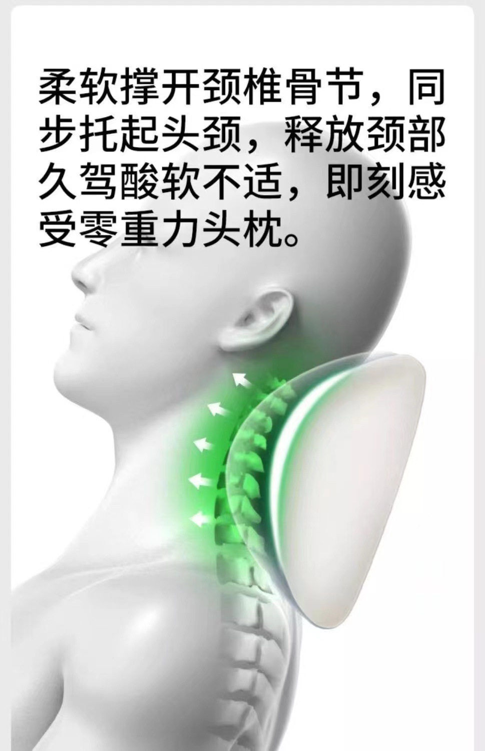 Cross-Border Car Headrest and Lumbar Support Factory Wholesale Car Memory Foam Lumbar Cushion Backrest Lumbar Pillow Car Neck Pillow