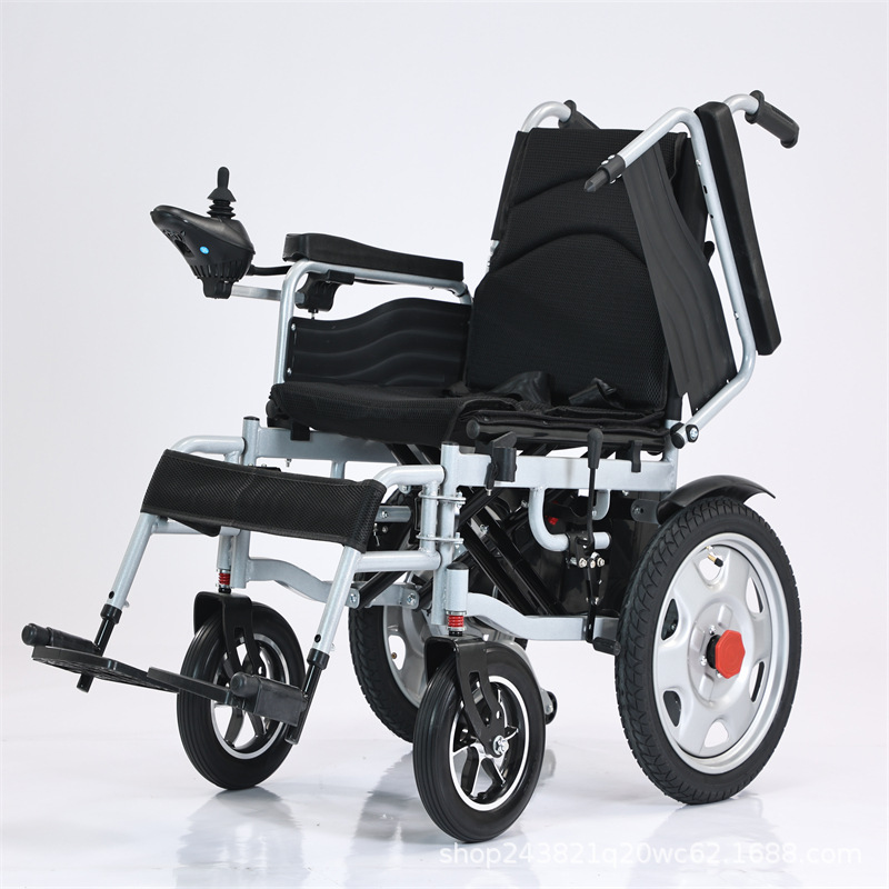 Cross-Border Customized Electric Wheelchair for the Elderly, Intelligent Automatic Folding Electric Wheelchair for Disabled People