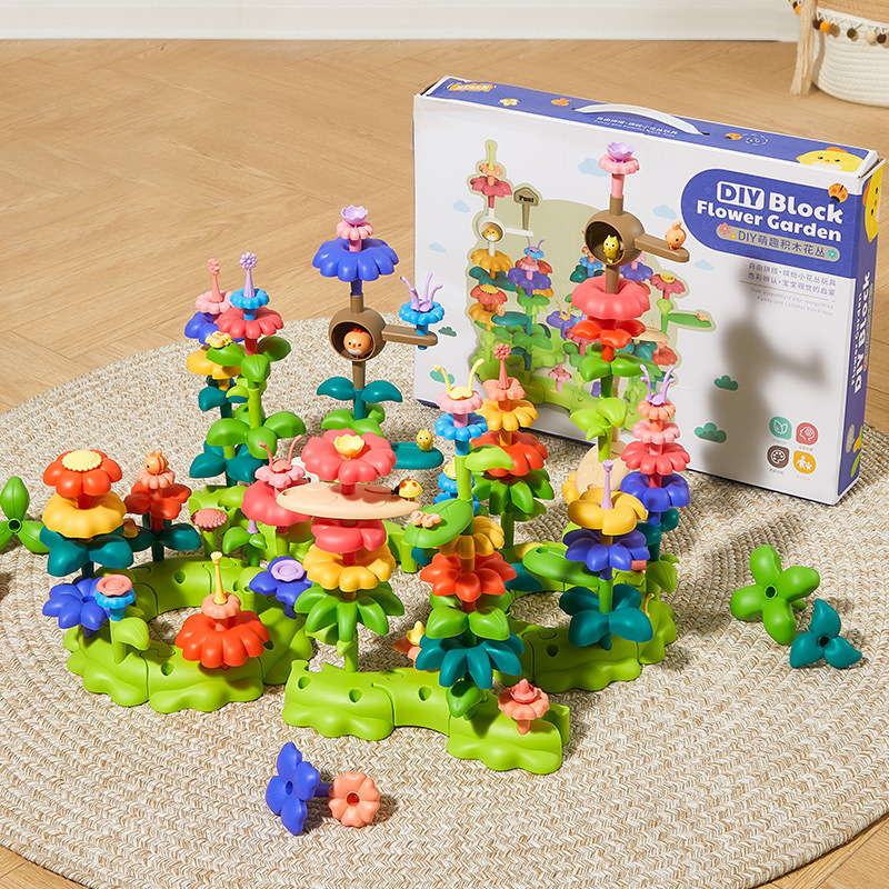 [Gift box] DIY assembled flowers (93 pieces)