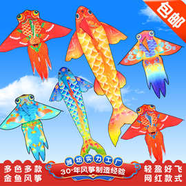 潍坊风筝成人大型高档风筝批发微风易飞潍坊传统风筝户外休闲玩具
