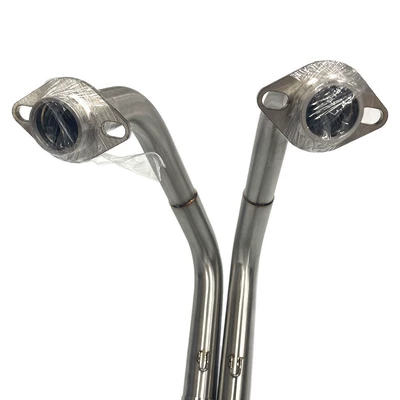 Exhaust pipe pipe modification, stainless steel front section
