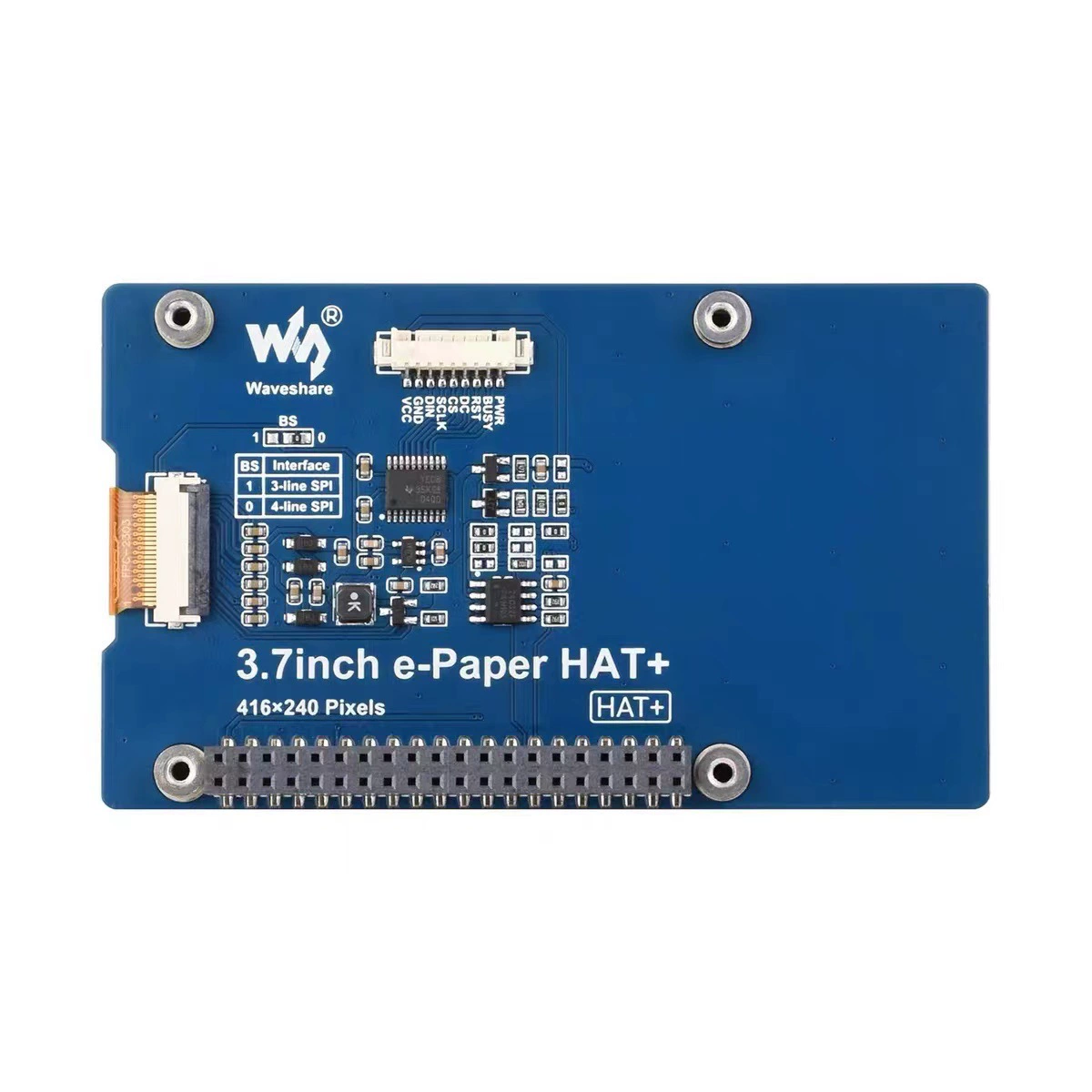 Микро-снежная Raspberry Pi 4 3.7-дюймовый e-папер красный, желтый, черный и белый четырехцветный электронный чернил экран голый экран драйвер модуль