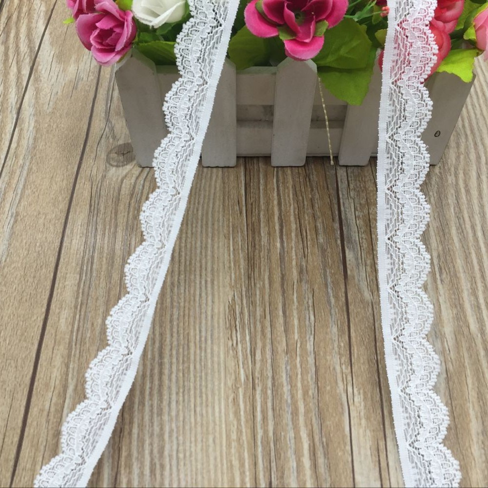 蕾丝弹力DIY尼龙花边锦纶花边氨纶花边 60001#宽度2cm
