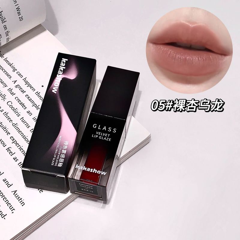 Kakashow持色霧感唇釉薬韓系マット口紅秋冬雰囲気感甘い元気少女唇泥|undefined