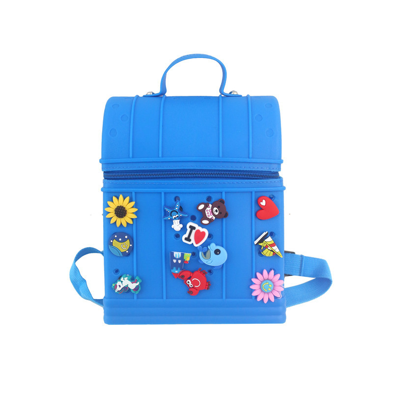 Mochila para niños bolsa de gelatina de silicona mochila de dibujos animados Linda mochila de estudiante de escuela primaria pinduoduo suministro entrega de una pieza