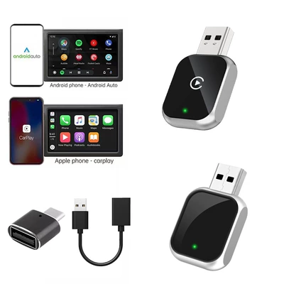 Cross-Border Wireless Carplay Simsiz CarPlay və Android Auto - k7c03adapterextension-cord-overseas-version