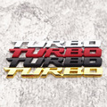 汽车合金改装涡轮增压turbo车贴运动车身贴TURBO英文金属条
