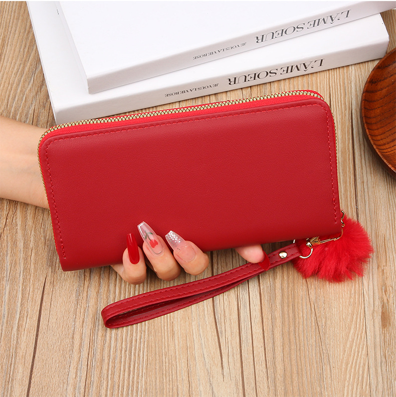 Sac à cartes Portable Simple et Long pour femmes, grande capacité, zéro portefeuille, étui Mobile adapté, nouvelle collection 2023_voghion.com