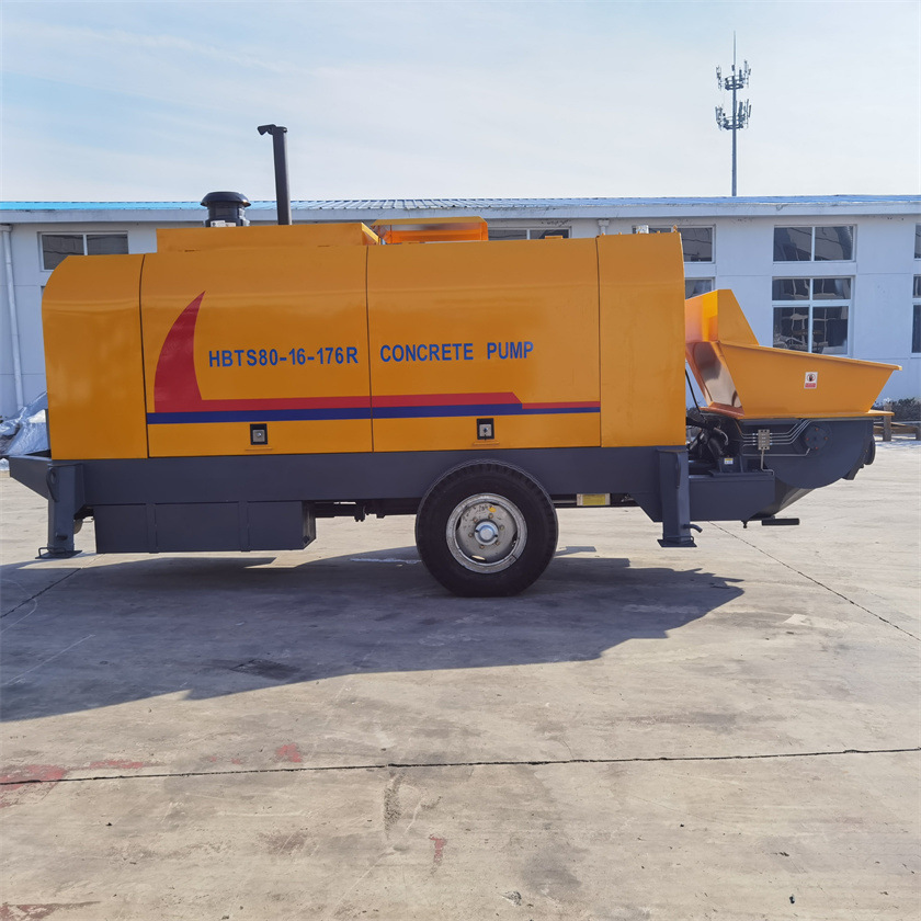 129KW混凝土输送泵 80柴油泵 80柴油机泵 柴油泵车 80地泵