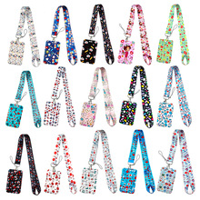 医生护士药丸药箱听诊器手机绳涤纶数码印胸卡绳挂脖挂绳卡套外贸