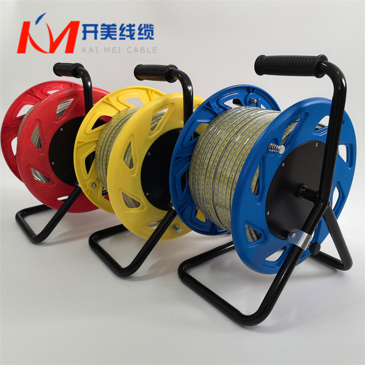 Yellow Steel Ruler Cable Two-Core Pe Watermark Special Professional Quality Manufacturer Supply Waterproof Insulation Corrosion Resistance