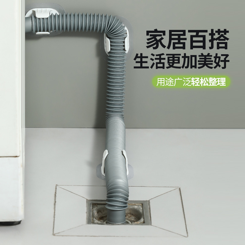 穴なし水道管クリップ固定器パイプカード洗濯機排水管ガス配管クリップクリップ|undefined