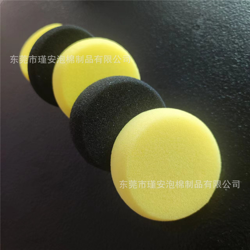 汽车镀晶打蜡月牙形轮胎刷补漆异形一体加工成型清洁打蜡海绵刷