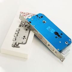 指紋鎖専用防カード鎖体双活双開知能鎖体偽フック鎖体6068ステンレス鎖体