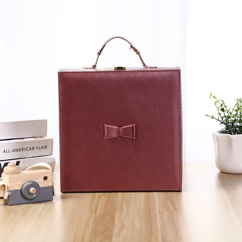 中国风礼品盒收纳盒pu材质饰品盒玉器文玩珠宝盒首饰盒首饰轻奢