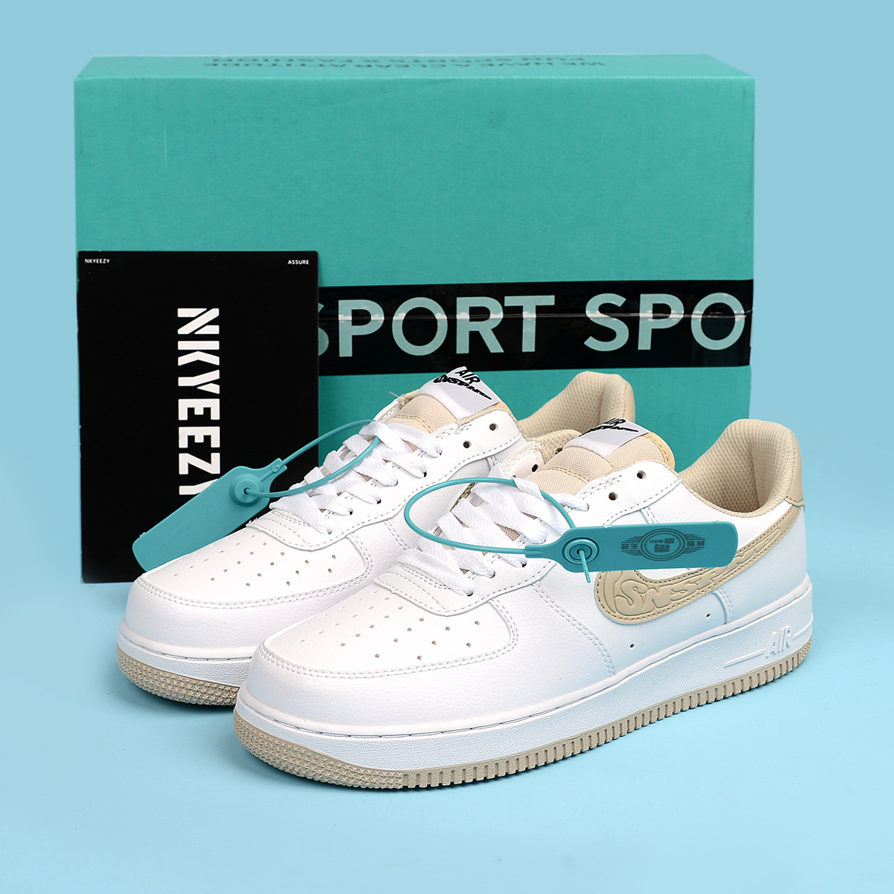 Resistente a la fiebre oficial AF1 blanco y negro panda fuerza aérea 1 zapatos de patina baja para hombres y mujeres zapatos deportivos casuales para correr Putian Dunk