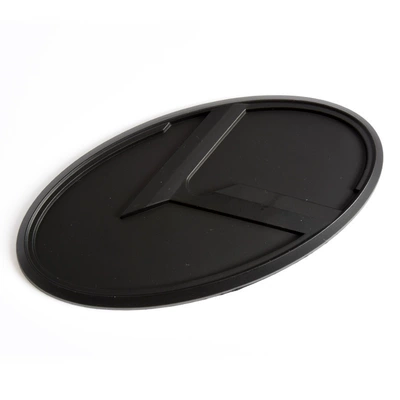 herringbone logo, modified car logo, Car logo - matte-black-small-size-1-piece