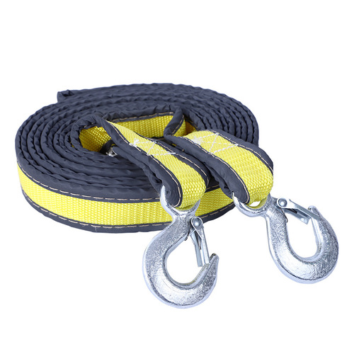 Car tow rope thickened off-road vehicle trailer with 4-8m traction rope outdoor emergency car tow rope wholesale