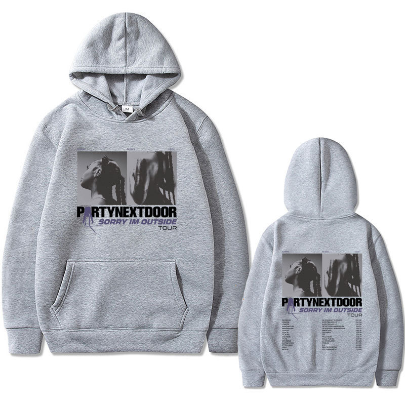 Rapper Partynextdoor Double Sided Print Hoodie Male Vintage