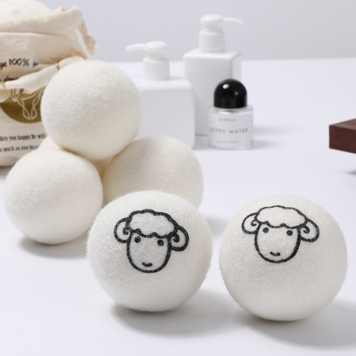 Origin Factory Wool Ball Dryer Ball Anti-Tangle Wrinkle Remover Laundry Care Dryer for White Wool Drying