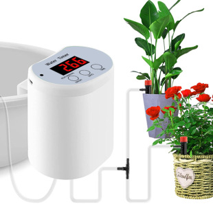 Foreign Trade Rechargeable Intelligent Timing Large Flow Flower Watering Machine Household Flowers and Plant Potted Plant Drip Irrigation Sprinkler Automatic Flower Watering Machine