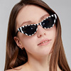 Fashionable sunglasses, trend glasses, city style, cat's eye, 2022 collection, European style