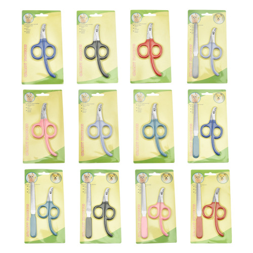 Factory Wholesale Stainless Steel Pet Nail Trimmer Cat Dog Nail Clippers Beauty Salon Cleaning Supplies