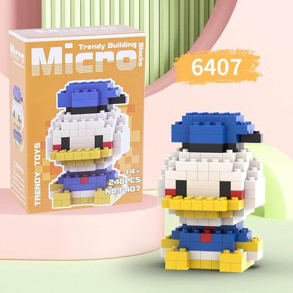 Micro drill building blocks Donald Duck 407