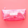 Neon stationery, transparent nail sequins, pencil case for pencils for elementary school students, Japanese and Korean