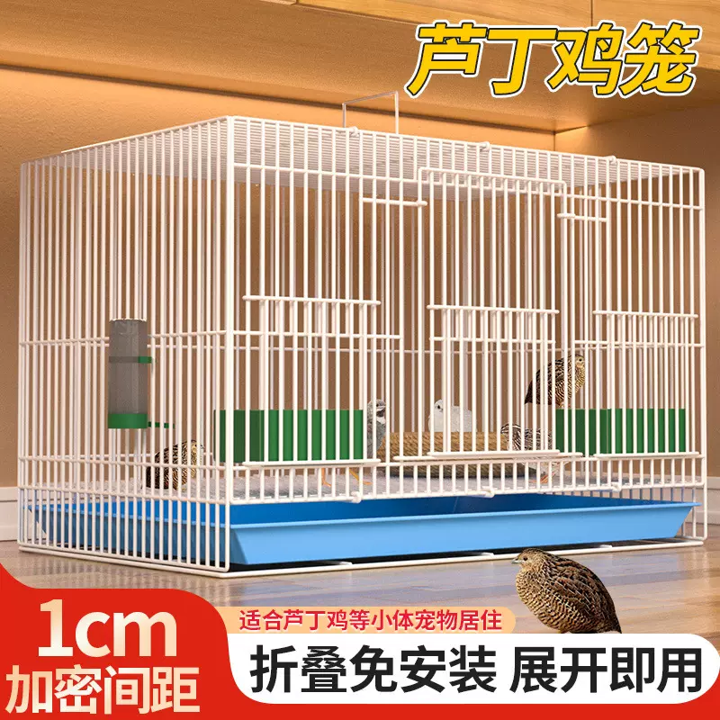 养芦丁鸡笼子饲养专用笼家用室内大号雏鸡雏鸭小鸭小鸡宠物笼加密