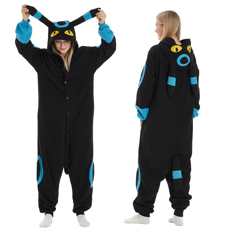 Elfo de mascotas Bao Ke Meng Yibei Azul Elfo de Dibujos Animados de una sola pieza de dibujos animados pijamas estudiante co hombres y mujeres ropa de rendimiento transfronterizo