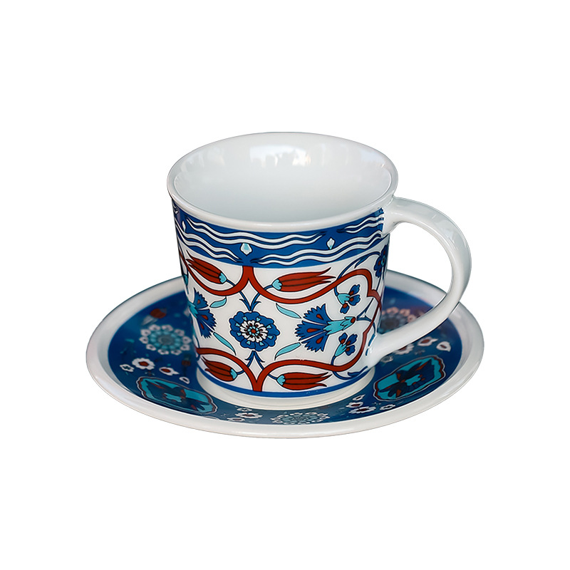 Nordische Keramik-Kaffeetasse, hohe ästhetische Wirkung, geeignet für Nachmittagstee, hochwertige Latte Art, luxuriöser und eleganter Becher_voghion.com