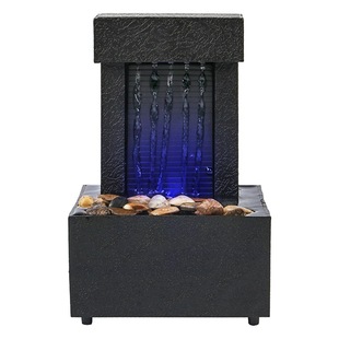 Housewarming gift shop opening office desktop creative small fountain water decoration making money and fortune landscape Basin
