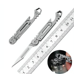 Small sharp handheld universal pocket knife stainless steel, DIY