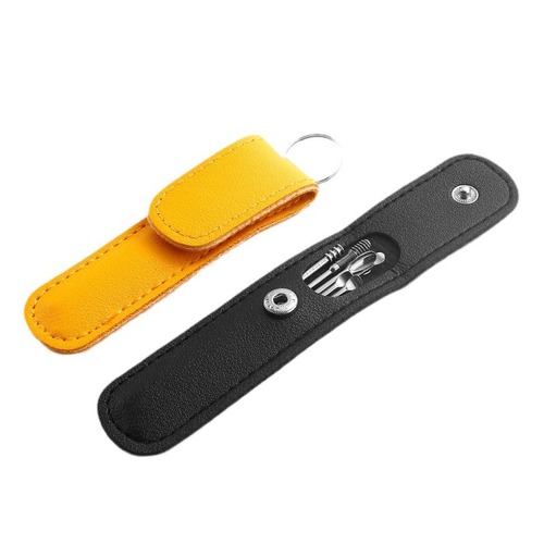 Wholesale stainless steel double-headed spiral ear scoop ear cleaner ear picking tool set of 6