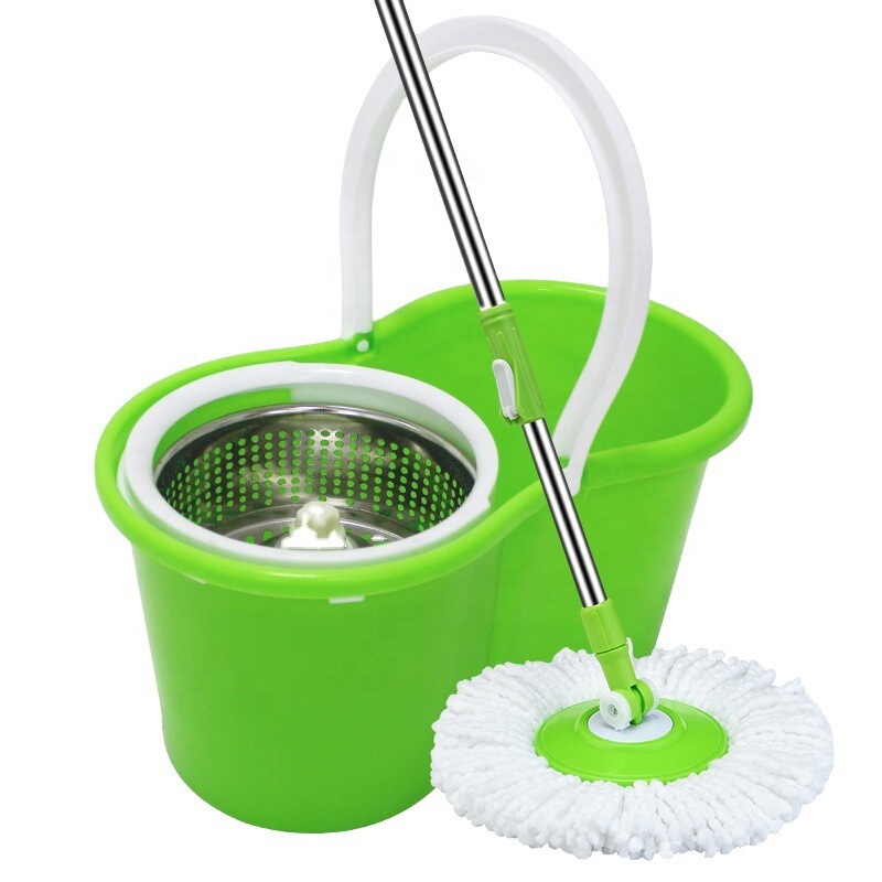 Cross-Border Mop Set Household Kitchen Bathroom Floor Manufacturer Wholesale Magic Mop with Bucket Cleaning Tools